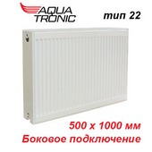 Стальной панельный радиатор отопления Aqua Tronic тип 22 K 500х1000