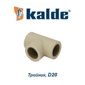Пластиковая труба и фитинги Тройник Kalde D20