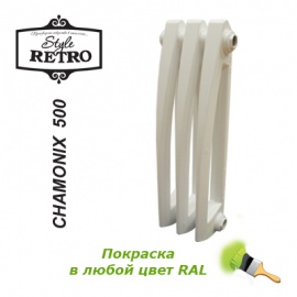 Чугунный секционный радиатор отопления Retro Style Chamonix 500/130