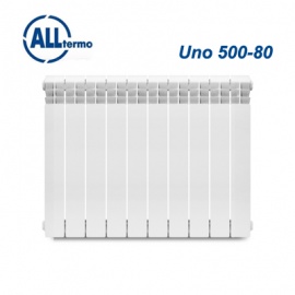 Алюминиевые секционные радиаторы отопления Alltermo Uno 500/80