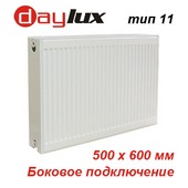 Стальной радиатор Daylux тип 11 K 500х600 (592 Вт, PK боковое подключение)