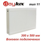 Стальной радиатор Daylux тип 11 K 300х500 (317 Вт, PK боковое подключение)