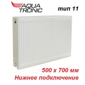 Стальной радиатор Aqua Tronic тип 11 VK 500х700 нижнее подключение