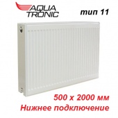 Стальной радиатор Aqua Tronic тип 11 VK 500х2000 нижнее подключение