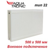 Стальной радиатор Aqua Tronic тип 22 K 500х500