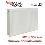 Стальной радиатор Aqua Tronic тип 22 VK 500х500