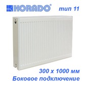 Стальной радиатор Korado Radik тип 11K 300х1000