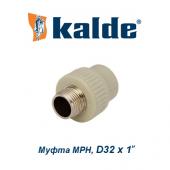 Пластиковая труба и фитинги Муфта МРН Kalde D32х1