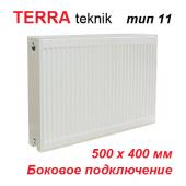 Стальной радиатор Terra teknik тип 11 K 500х400 (437 Вт, боковое подключение)