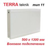 Радиатор отопления Terra teknik тип 11 K 500х1300 (1422 Вт, боковое подключение)