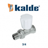 Радиаторный кран и вентиль Кран (вентиль) радиаторный Kalde (3/4, прямой верхний)