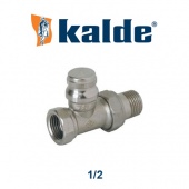 Радиаторный кран и вентиль Кран (вентиль) радиаторный Kalde (1/2, прямой нижний)