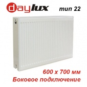 Радиатор отопления Daylux тип 22 K 600х700 (1554 Вт, PKKP боковое подключение)