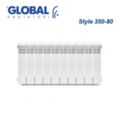 Биметаллический радиатор Global Style 350/80