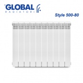 Биметаллический радиатор Global Style 500/80