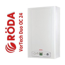 Двухконтурный дымоходный газовый котел Roda VorTech Duo OC 24