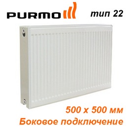 Стальной панельный радиатор отопления Purmo тип C22 500х500
