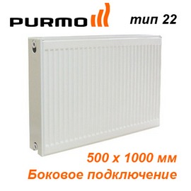Стальной панельный радиатор отопления Purmo тип C22 500х1000