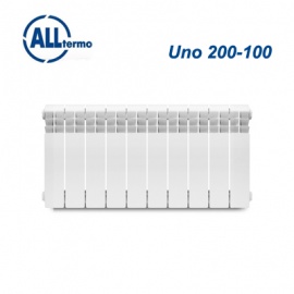 Алюминиевые секционные радиаторы отопления Alltermo Uno Compacto 200/100