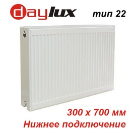 Стальной панельный радиатор отопления Daylux тип 22 VK 300х700