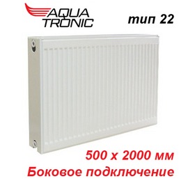 Стальной панельный радиатор отопления Aqua Tronic тип 22 K 500х2000