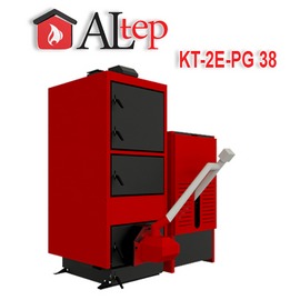 Пеллетный твердотопливный котел с автоматической подачей топлива Altep KT-2E-PG 38