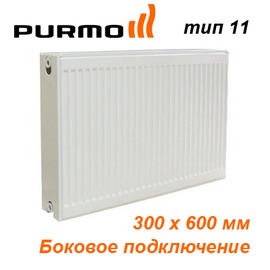 Стальной панельный радиатор отопления Purmo Compact тип C11 300х600