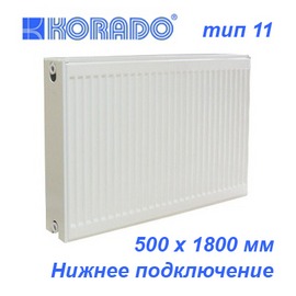 Стальной панельный радиатор отопления KORADO Radik тип 11VK 500х1800