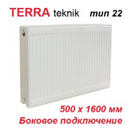 Стальной панельный радиатор отопления Terra teknik тип 22 K 500х1600