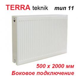 Стальной панельный радиатор отопления Terra teknik тип 11 K 500х2000