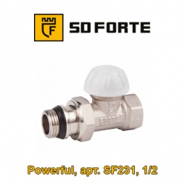 Кран (вентиль) радиаторный прямой нижний SD-Forte (арт. SF231W15, 1/2