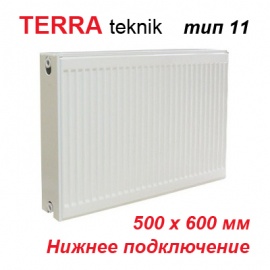 Стальной панельный радиатор отопления Terra teknik тип 11 VK 500х600