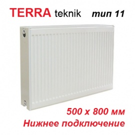 Стальной панельный радиатор отопления Terra teknik тип 11 VK 500х800