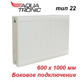 Стальной панельный радиатор отопления Aqua Tronic тип 22 K 600х1000