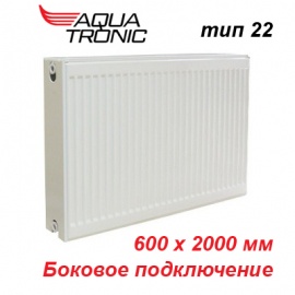 Стальной панельный радиатор отопления Aqua Tronic тип 22 K 600х2000