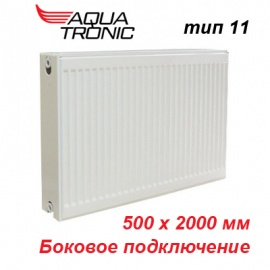 Стальной панельный радиатор отопления Aqua Tronic тип 11 K 500х2000