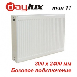 Стальной панельный радиатор отопления Daylux тип 11К 300х2400