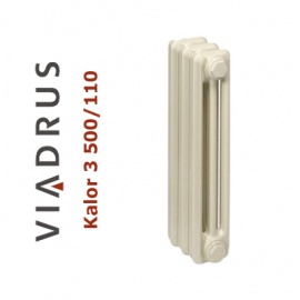 Чугунный секционный радиатор отопления Viadrus Kalor 3 500/110