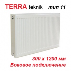 Стальной панельный радиатор отопления Terra teknik тип 11 K 300х1200