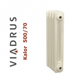 Чугунный секционный радиатор отопления Viadrus Kalor 500/70