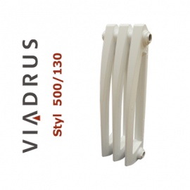 Чугунный секционный радиатор отопления Viadrus Styl 500/130