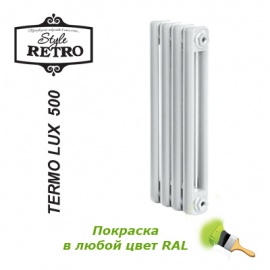 Чугунный секционный радиатор отопления Retro Style Termo Lux 500/84