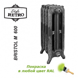 Чугунный секционный радиатор отопления Retro Style Bristol M 600