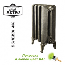 Чугунный секционный радиатор отопления Retro Style Bohemia 450