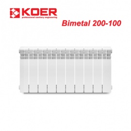 Биметаллические секционные радиаторы отопления Koer Bimetal-200-100 (KR2872)